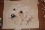 drawing painting dog